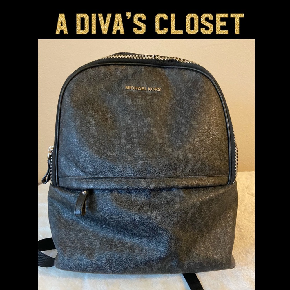 Michael Kors PVC Large Backpack